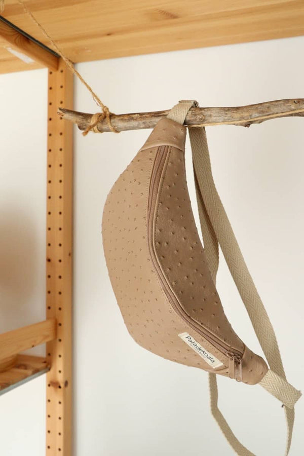 Bandolera pequeña cruzada polipiel Arena