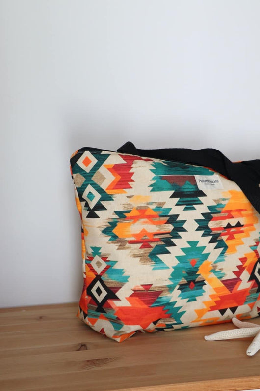 bolsa playa hecha a mano