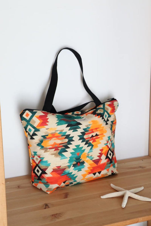 bolsa playa grande forrada en su interior 