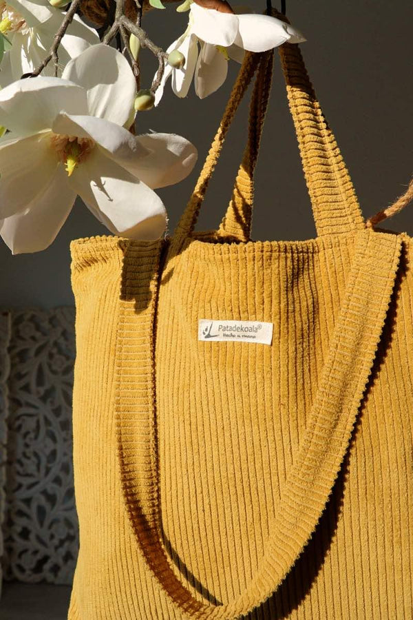 Bolso de pana mujer Mustard - Patadekoala