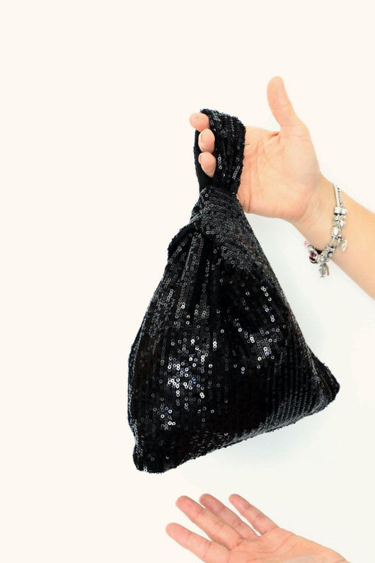 Bolso fiesta lentejuelas Negras - Patadekoala