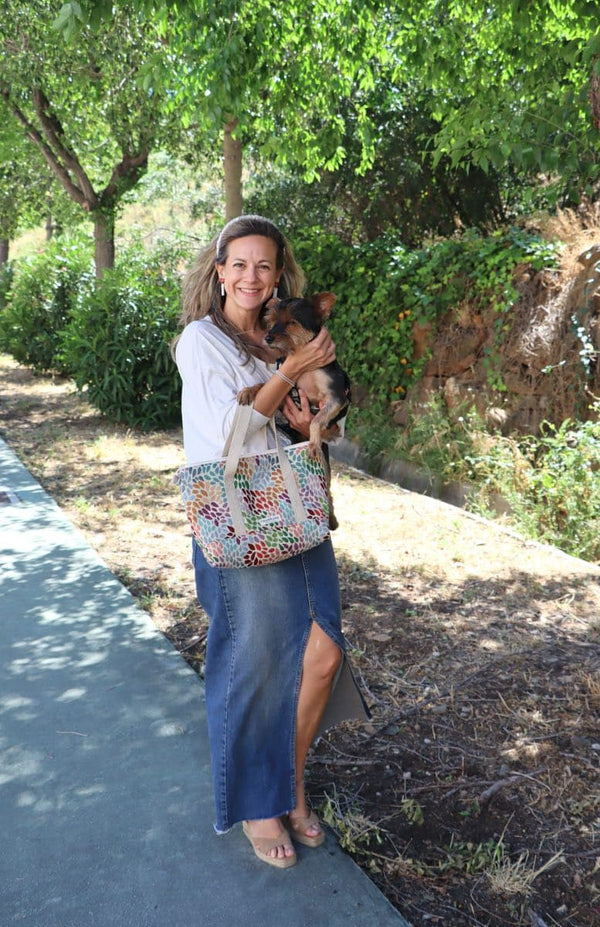 Bolso grande Pétalos