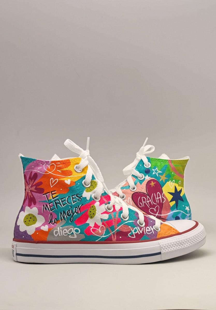 Zapatos Converse Personalizadas A Mano Converse Pintada A