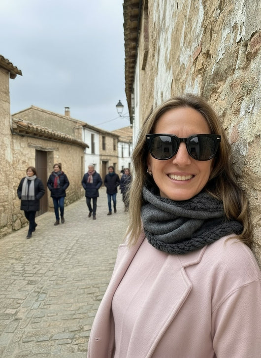 cuello mujer para el frío