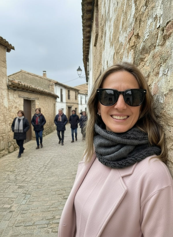 cuello mujer para el frío