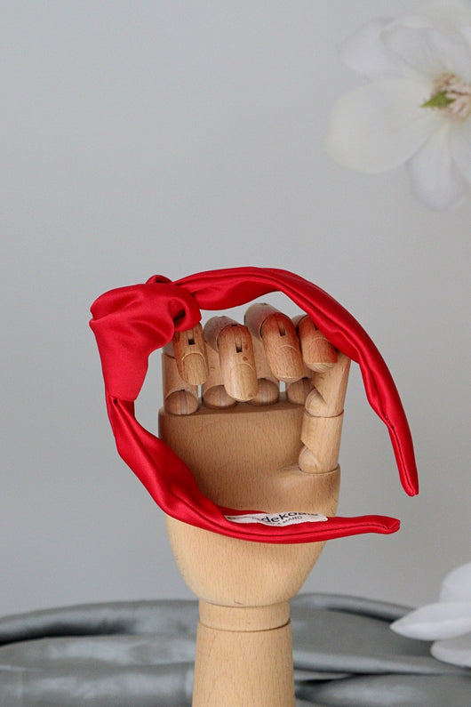 diadema boda roja