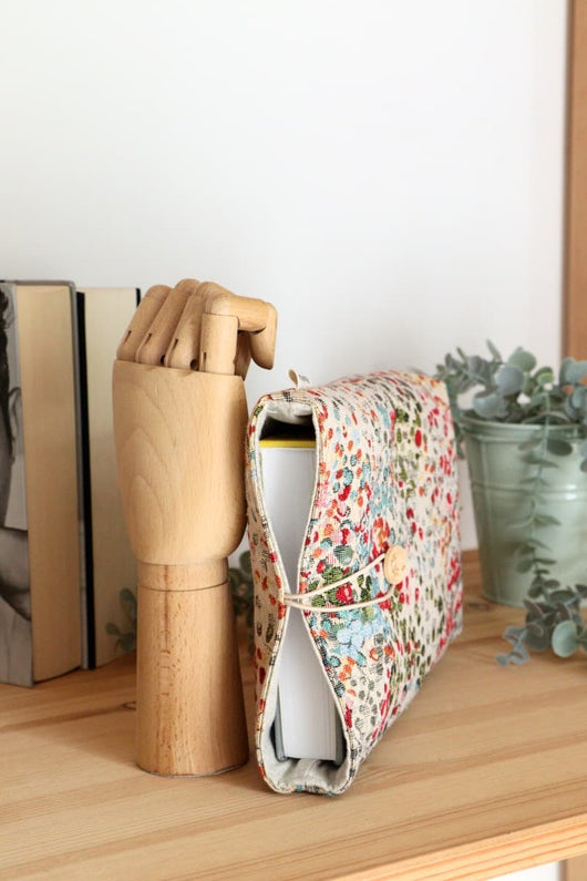 funda acolchada libros