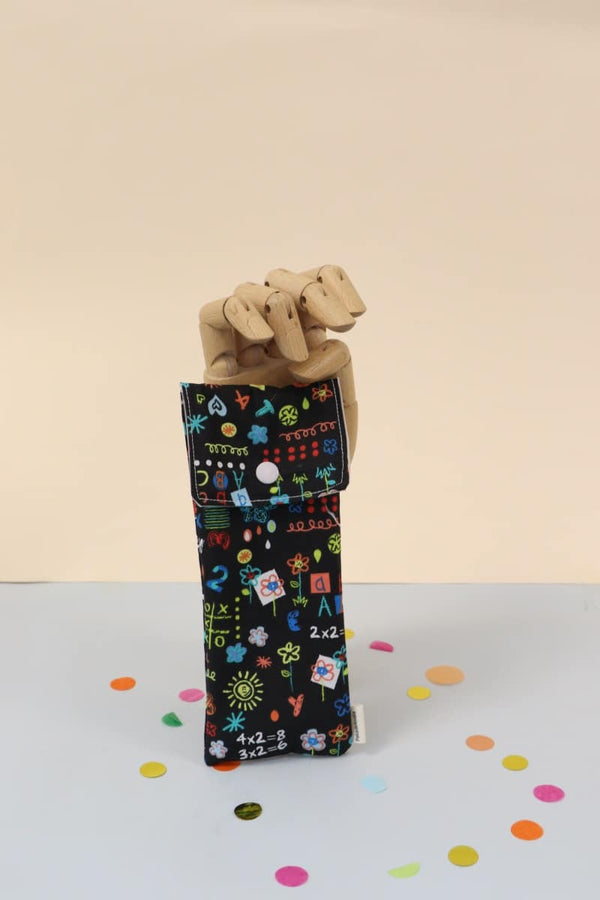 Funda tela cepillo dientes Pizarras
