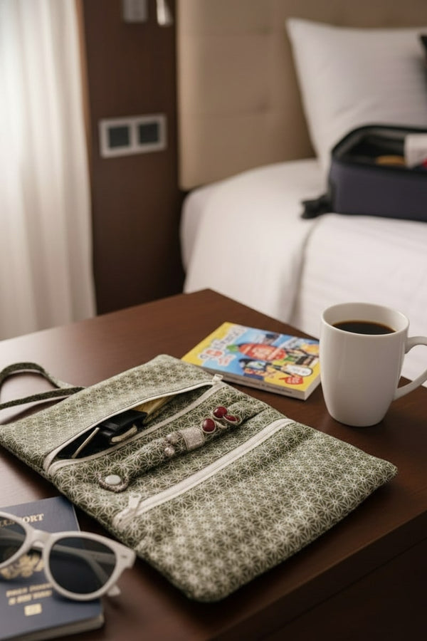 dos bolsillos con cremallera