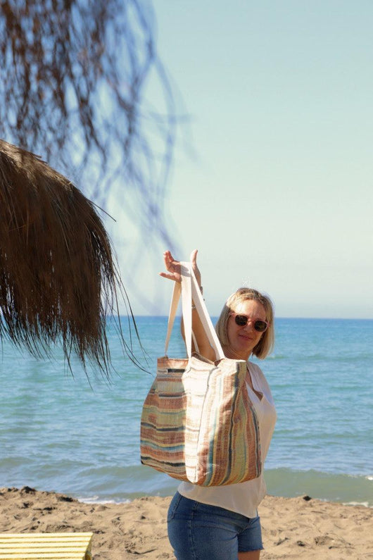 Tela Bolso Xxl Playa Bolso Playa Bolsas De Playa Para El Verano