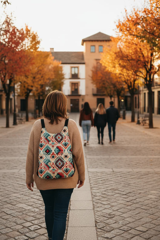 mochila creada en Málaga