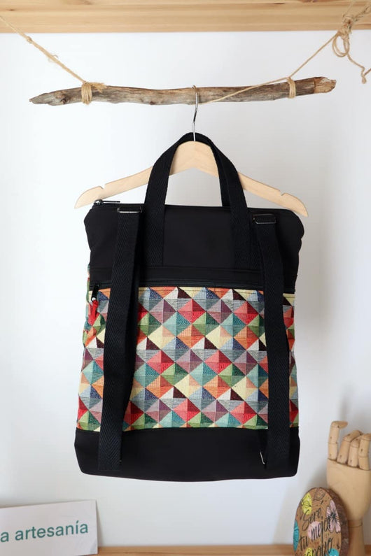 mochila de tela