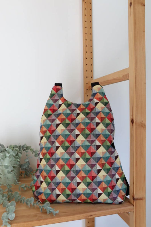 mochila antirrobo artesanal