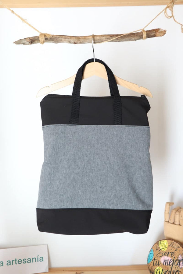 Mochila Patadekoala Gris & Negra repelente al agua