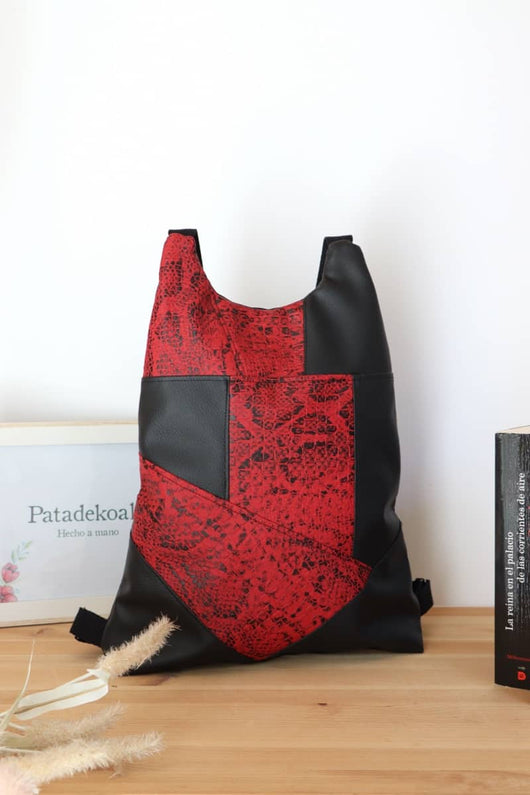 mochila artesanal polipiel