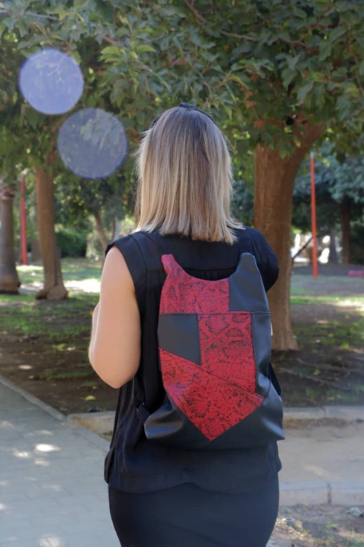 mochila casual vegana