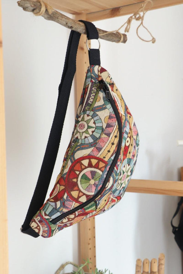 bandolera de tela mujer