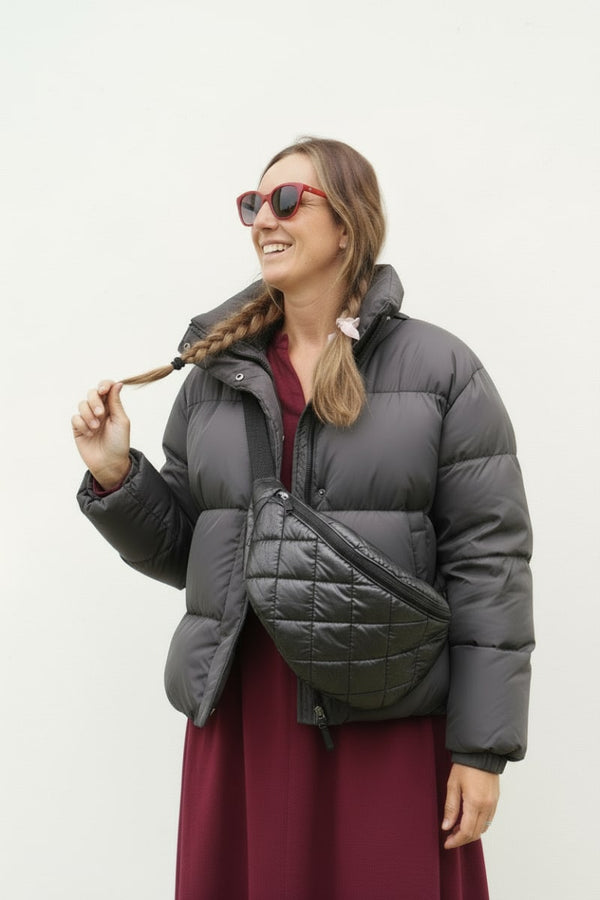 Riñonera bandolera creada a mano