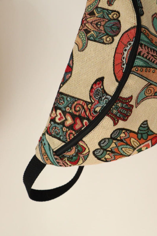 bandolera creada a mano