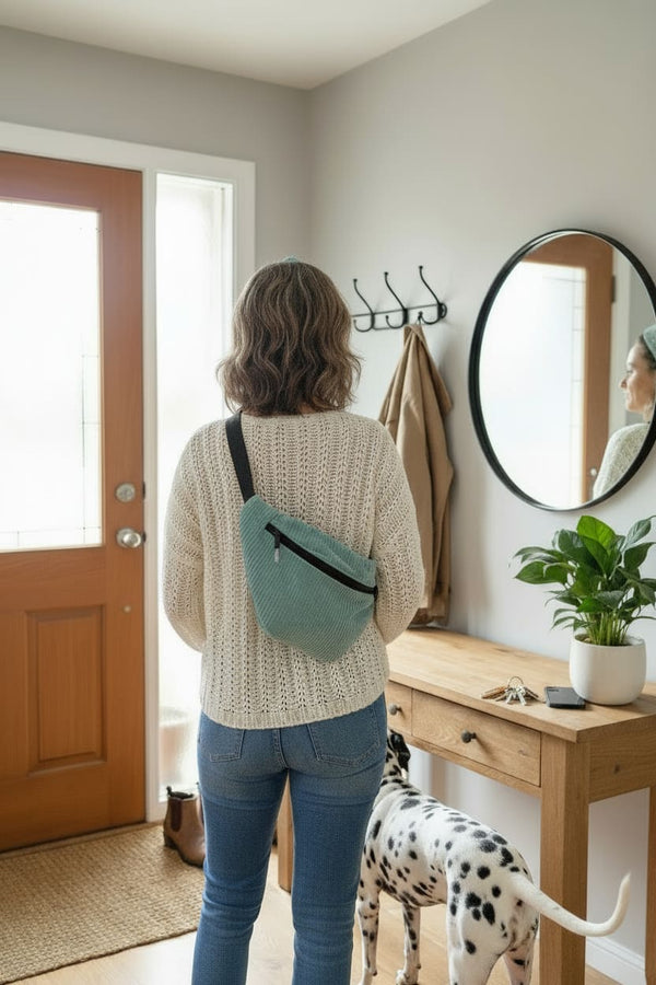 bandolera creada a mano