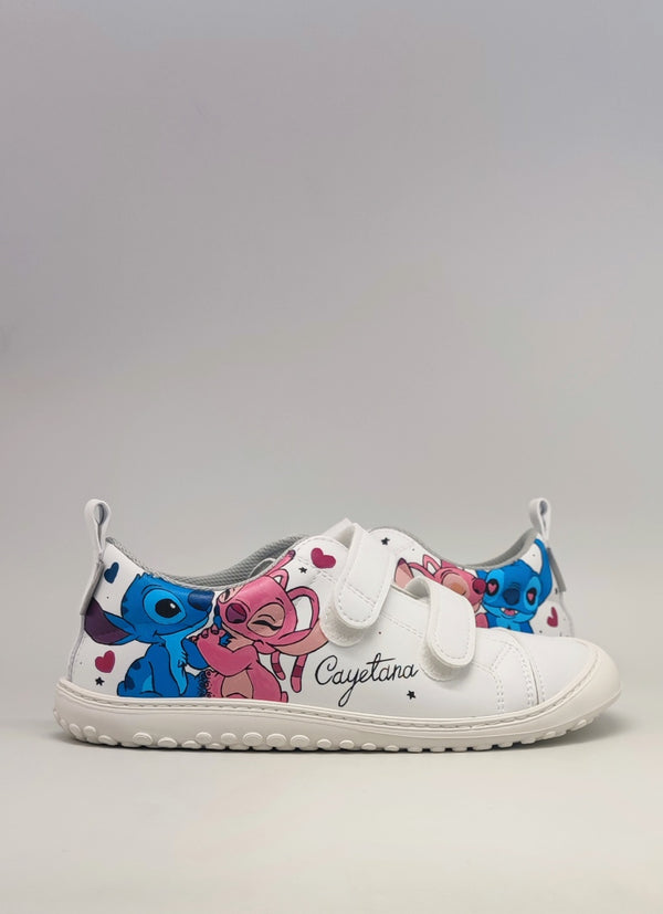 zapatillas pintadas a mano Lilo y  Stich